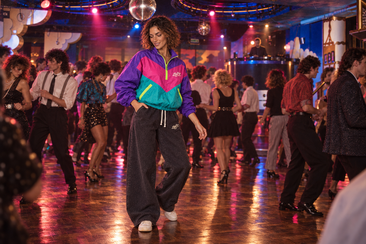 Lost Wight Neon Wave campaign on the dance floor